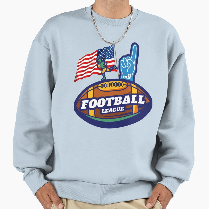 Football 02 Sweatshirt - Casual Everyday Wear Unisex - T-Shirt, Sweatshirt, Hoodie