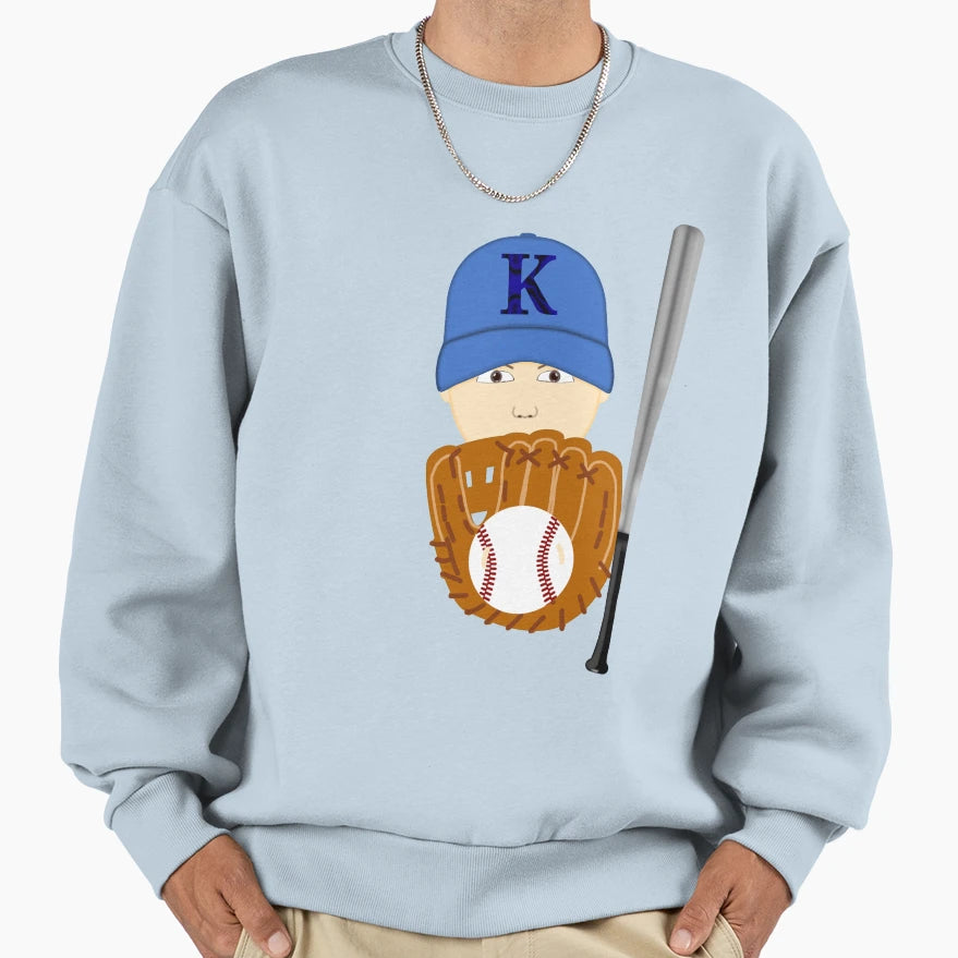 Baseball Player Sweatshirt - Novelty Apparel Unisex - T-Shirt, Sweatshirt, Hoodie