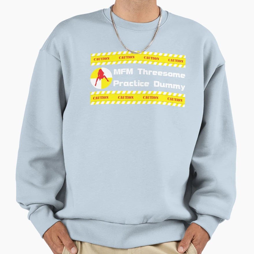 Mfm Threesome Practice Dummy Dark Sweatshirt - Unique Graphic for Adults - T-Shirt, Sweatshirt, Hoodie