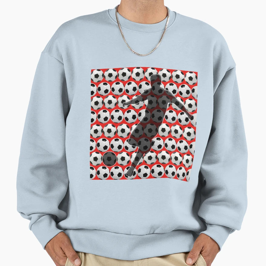 Football 4 U Red Version 2 Sweatshirt - Graphic Print for Adults - T-Shirt, Sweatshirt, Hoodie