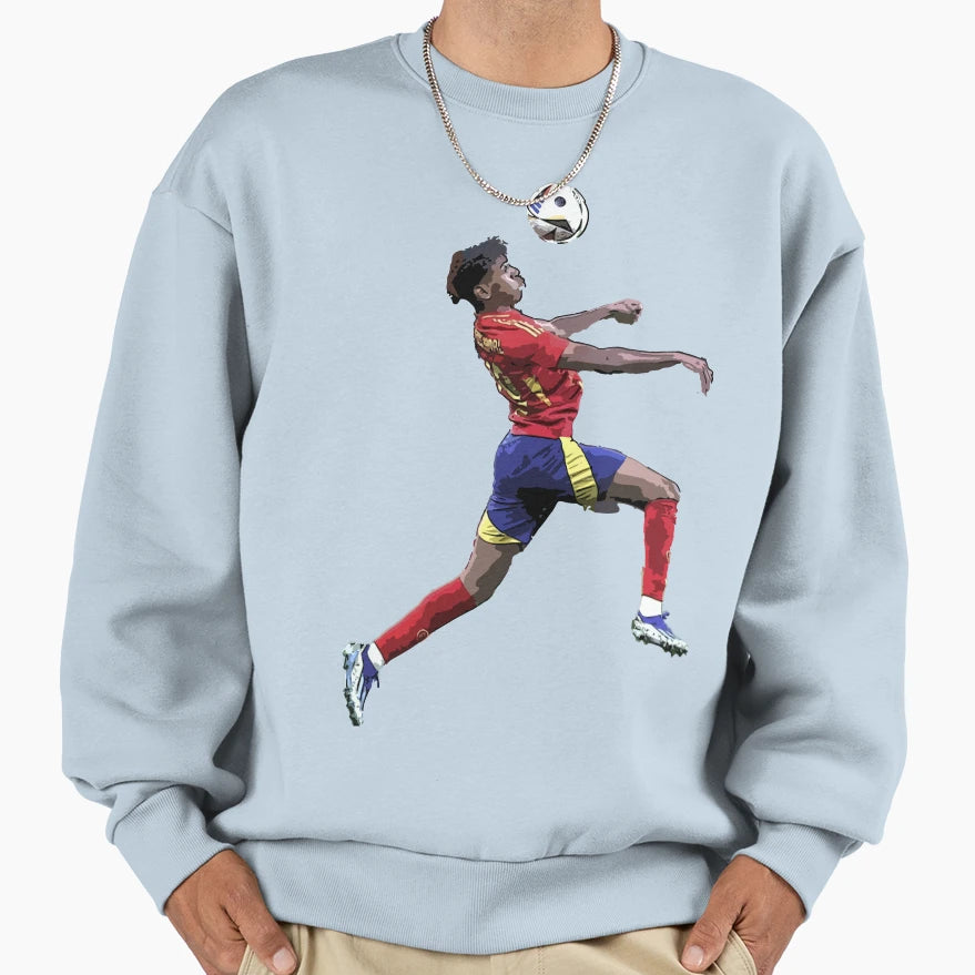 Lamine Yamal Sweatshirt - Minimalist Print Men Women - T-Shirt, Sweatshirt, Hoodie