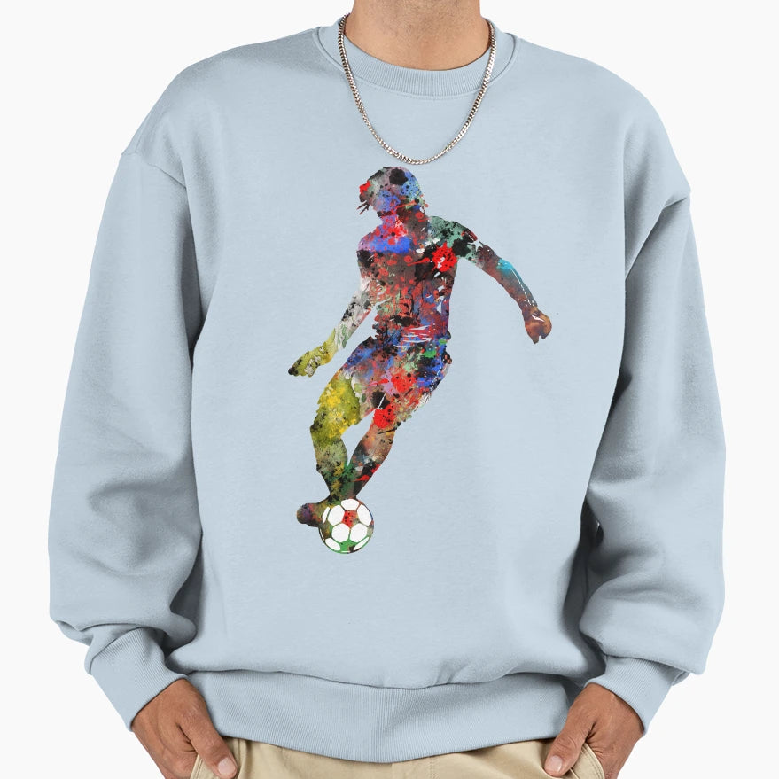 Football Player Sweatshirt - Fun Novelty Design Men Women - T-Shirt, Sweatshirt, Hoodie