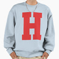 Alphabet Red H Sports Letter H Sweatshirt - Trendy Graphic for Adults - T-Shirt, Sweatshirt, Hoodie