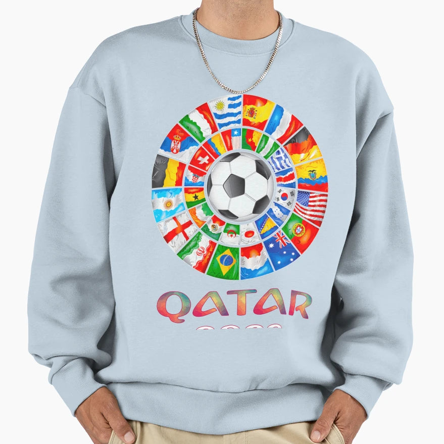 World Cup Qatar Sweatshirt - Streetwear Style Men Women - T-Shirt, Sweatshirt, Hoodie
