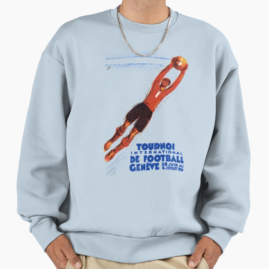 1930 European Soccer Tournament Sweatshirt - Fun Novelty Design for Adults - T-Shirt, Sweatshirt, Hoodie