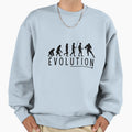 Evolution From To Rugby Player Sweatshirt - Novelty Apparel Unisex - T-Shirt, Sweatshirt, Hoodie