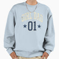 Distressed Dad 01 Collegiate Athletic Sweatshirt - Trendy Graphic Unisex - T-Shirt, Sweatshirt, Hoodie