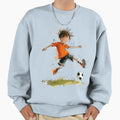 Little Playing Soccer Sweatshirt - Custom Art Print Unisex - T-Shirt, Sweatshirt, Hoodie