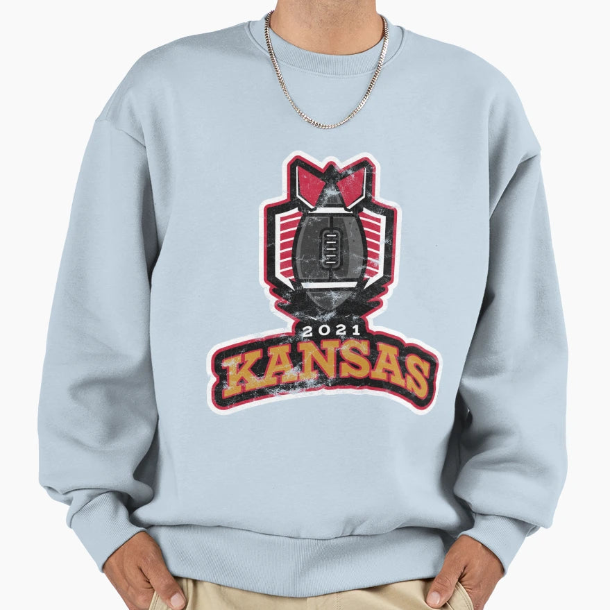 Kopie Von Support Kansas City Football Sweatshirt - Unique Graphic Unisex - T-Shirt, Sweatshirt, Hoodie