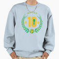Soccer Jersey No 10 Beer Glass Sweatshirt - Fun Novelty Design Unisex - T-Shirt, Sweatshirt, Hoodie