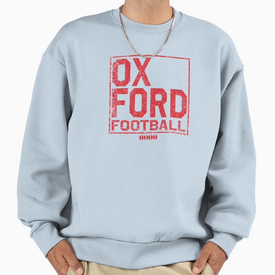 Oxford Football College Sweatshirt - Casual Everyday Wear Men Women - T-Shirt, Sweatshirt, Hoodie