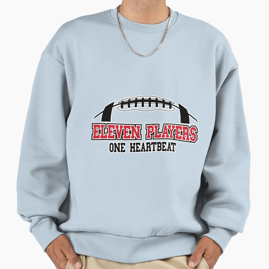 Football Eleven Players One Sweatshirt - Casual Everyday Wear for Adults - T-Shirt, Sweatshirt, Hoodie
