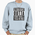 Straight Outta Football Training Sweatshirt - Aesthetic Graphic for Adults - T-Shirt, Sweatshirt, Hoodie