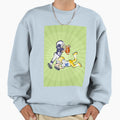 American Football Player Blocks His Sweatshirt - Unique Graphic Men Women - T-Shirt, Sweatshirt, Hoodie