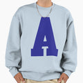 Alphabet Blue Sports Letter Sweatshirt - Novelty Apparel Unisex - T-Shirt, Sweatshirt, Hoodie