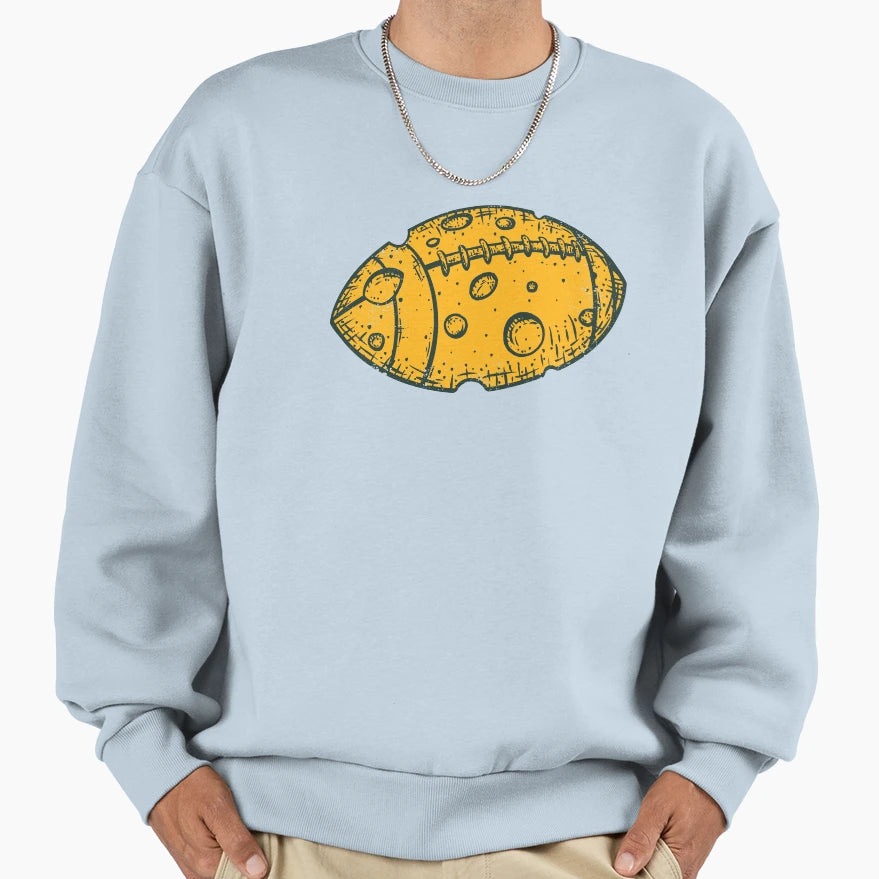 Green Bay Cheese Football Fan Sweatshirt - Casual Everyday Wear Unisex - T-Shirt, Sweatshirt, Hoodie
