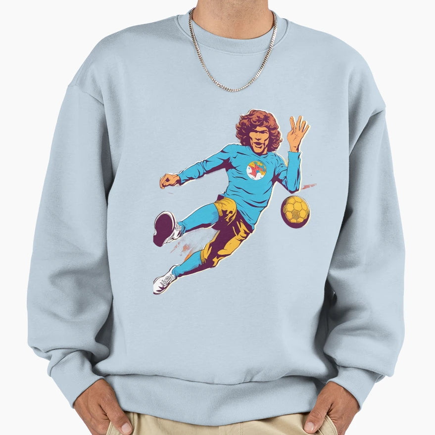 Soccer Player Sweatshirt - Streetwear Style for Adults - T-Shirt, Sweatshirt, Hoodie