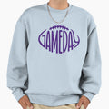 Gameday Purple Football Sweatshirt - Trendy Graphic Men Women - T-Shirt, Sweatshirt, Hoodie