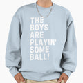 Are Playing Some Ball Distressed Sweatshirt - Novelty Apparel Unisex - T-Shirt, Sweatshirt, Hoodie