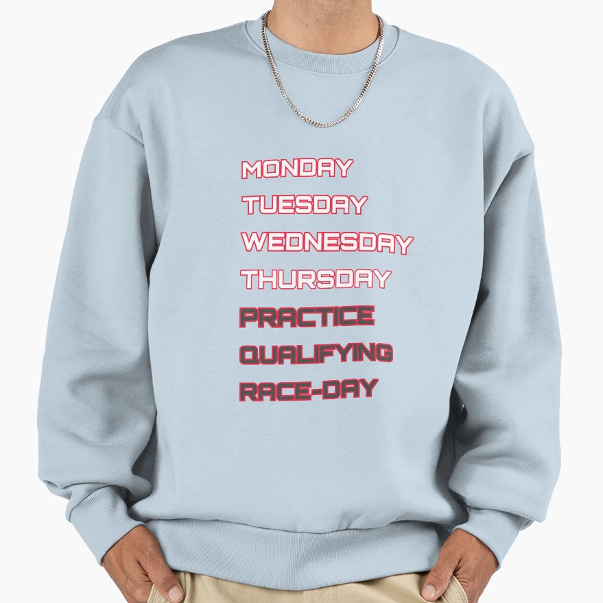 Ha S Days Race Week Sweatshirt - Fun Novelty Design for Adults - T-Shirt, Sweatshirt, Hoodie