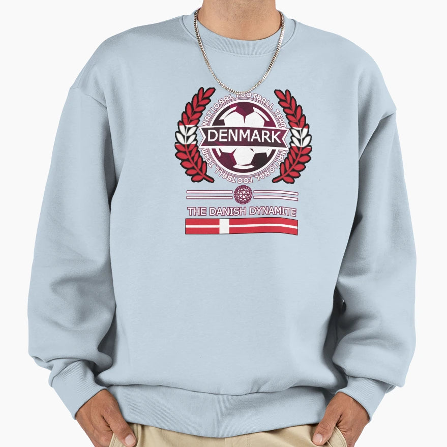 Denmark New Football Supporters And Sweatshirt - Novelty Apparel Unisex - T-Shirt, Sweatshirt, Hoodie