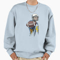 American Football Player Sport Sweatshirt - Aesthetic Graphic for Adults - T-Shirt, Sweatshirt, Hoodie