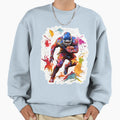 Football Player Run Sweatshirt - Unique Graphic for Adults - T-Shirt, Sweatshirt, Hoodie