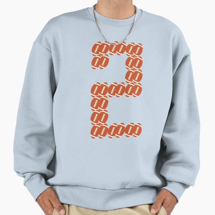 Player Number 2 Two American Sweatshirt - Unique Graphic for Adults - T-Shirt, Sweatshirt, Hoodie