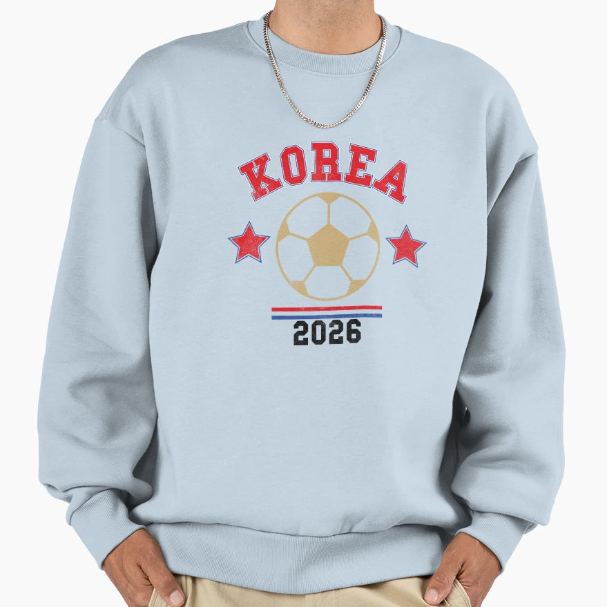 Korea 2026 Soccer Sweatshirt - Novelty Apparel Men Women - T-Shirt, Sweatshirt, Hoodie