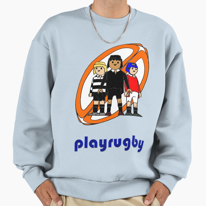 Playrugby Sweatshirt - Minimalist Print Men Women - T-Shirt, Sweatshirt, Hoodie