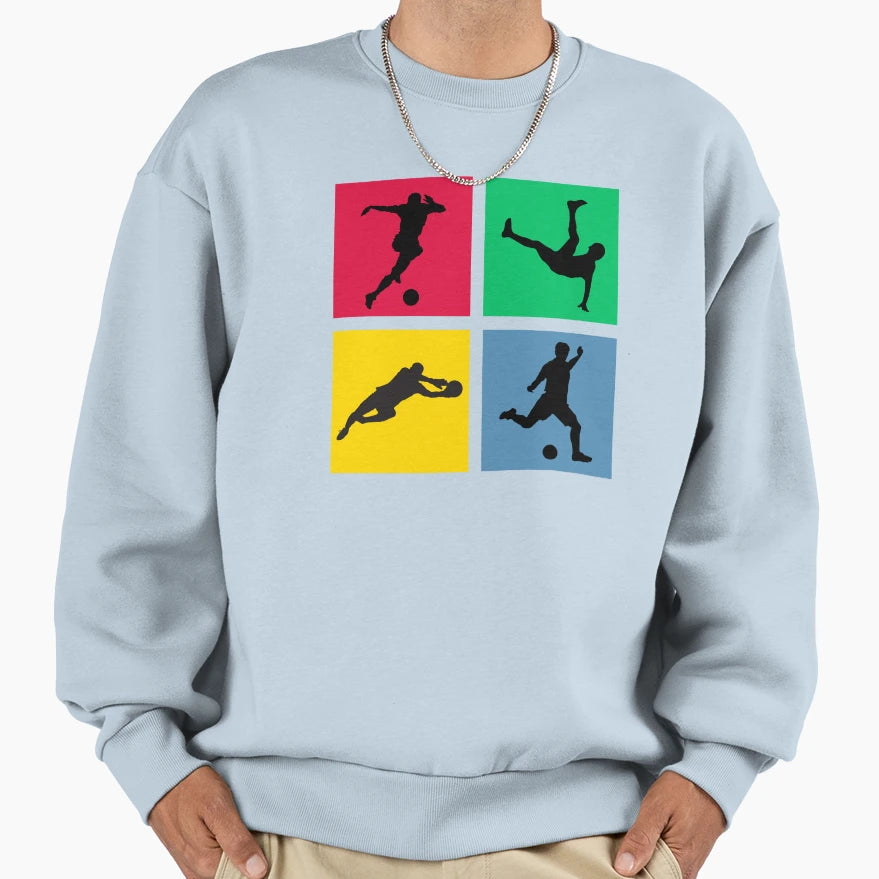 Soccer Movements 1 Sweatshirt - Custom Art Print Men Women - T-Shirt, Sweatshirt, Hoodie