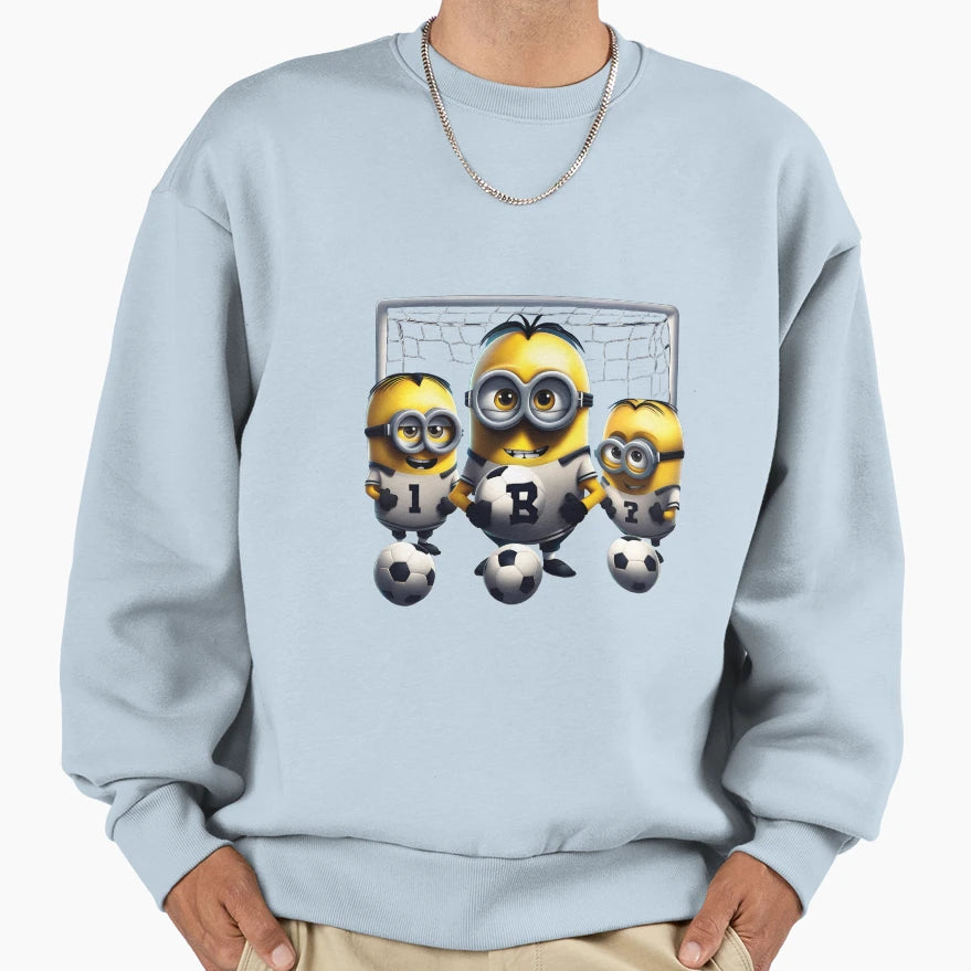 Minion Soccer Sweatshirt - Graphic Print Unisex - T-Shirt, Sweatshirt, Hoodie