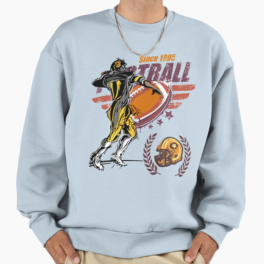 Deadfamous American Football Sweatshirt - Unique Graphic Men Women - T-Shirt, Sweatshirt, Hoodie