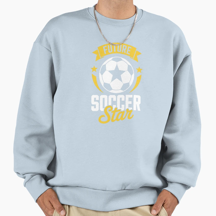 Future Soccer Star Sweatshirt - Aesthetic Graphic Unisex - T-Shirt, Sweatshirt, Hoodie