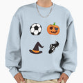 Halloween Soccer Spooky Soccer Sweatshirt - Casual Everyday Wear Unisex - T-Shirt, Sweatshirt, Hoodie
