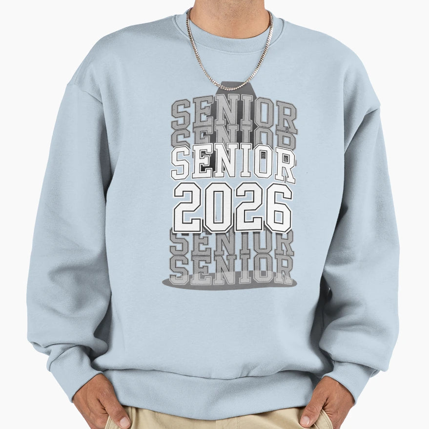 2026 Senior 2026 Back To School 2026 Sweatshirt - Aesthetic Graphic Unisex - T-Shirt, Sweatshirt, Hoodie