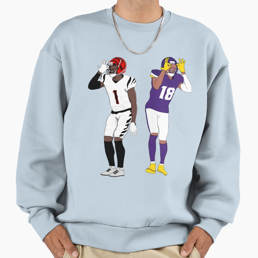 Griddy Duo Sweatshirt - Graphic Print for Adults - T-Shirt, Sweatshirt, Hoodie