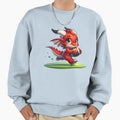 Fantay Football Dragon Sweatshirt - Graphic Print for Adults - T-Shirt, Sweatshirt, Hoodie