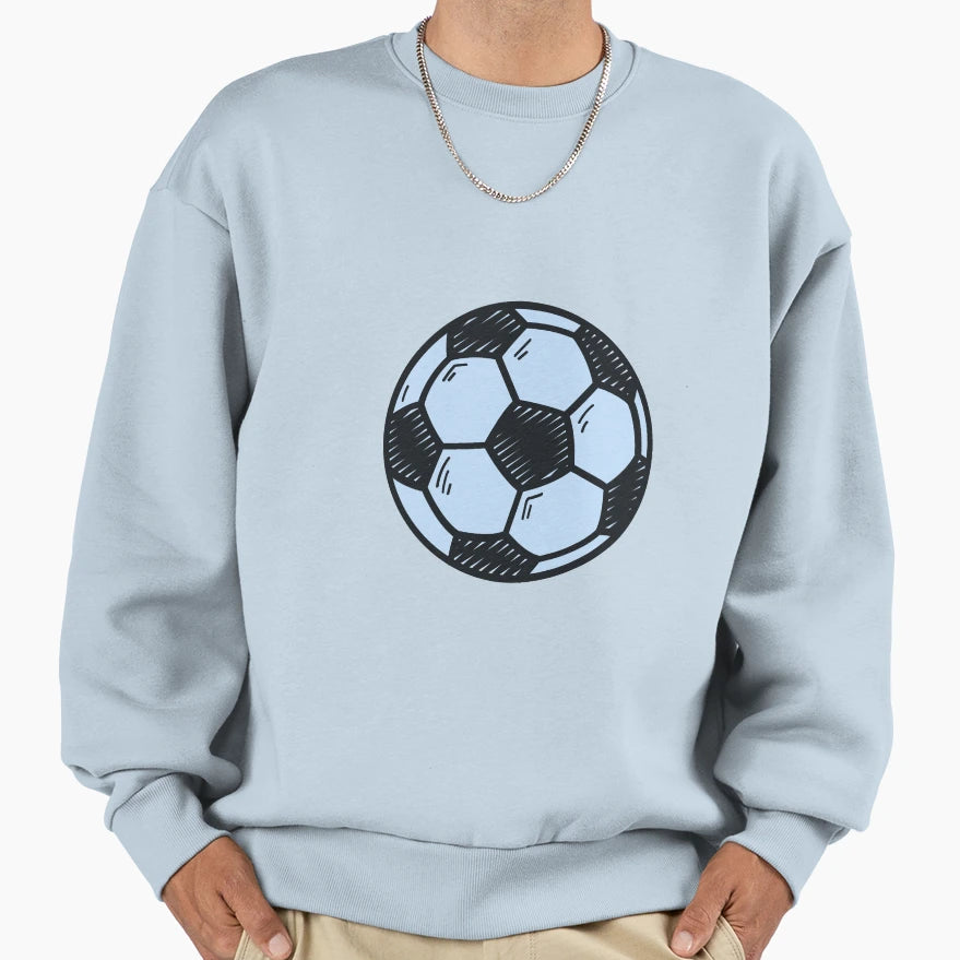 Soccer Ball Sweatshirt - Fun Novelty Design Unisex - T-Shirt, Sweatshirt, Hoodie