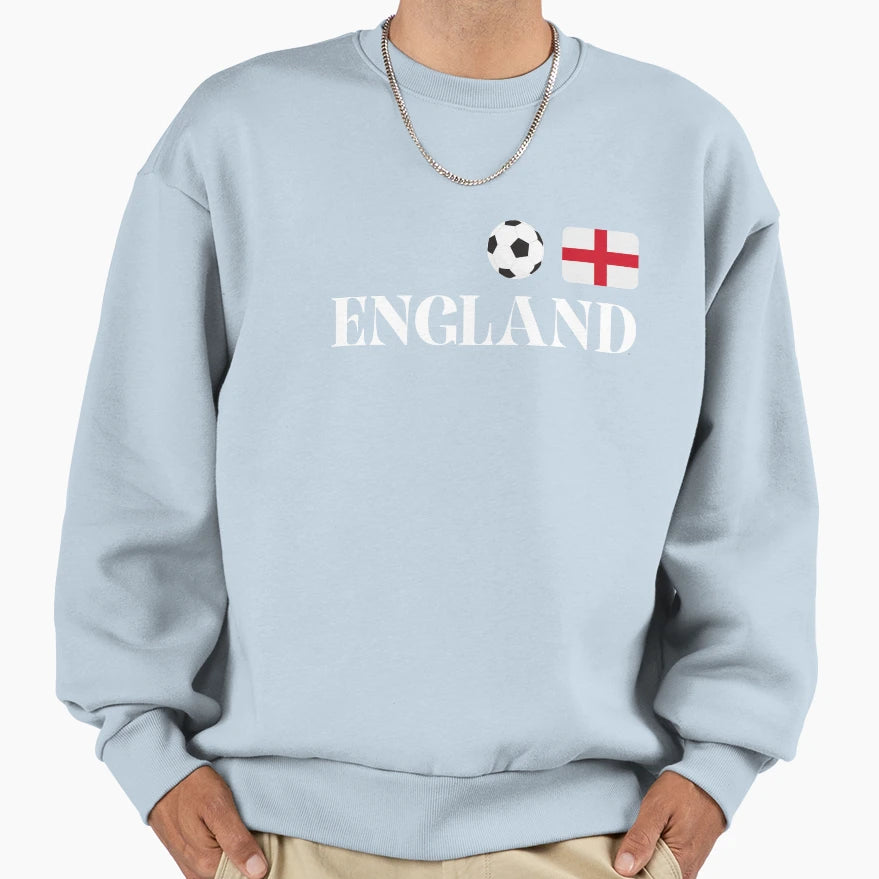 England Team Supporter World Cup Sweatshirt - Aesthetic Graphic Men Women - T-Shirt, Sweatshirt, Hoodie