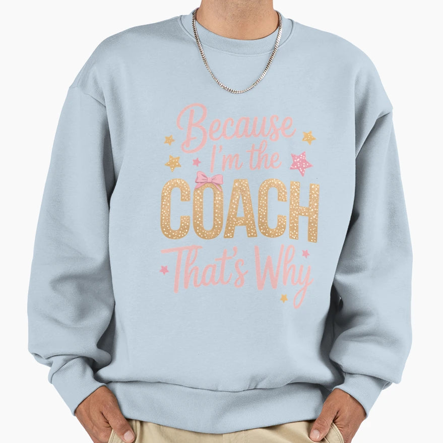 Cheer Cheerleading Coach Funny Sweatshirt - Fun Novelty Design Unisex - T-Shirt, Sweatshirt, Hoodie