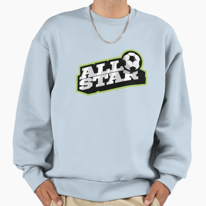 Foot All Star Football Winner Sweatshirt - Aesthetic Graphic for Adults - T-Shirt, Sweatshirt, Hoodie