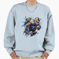 Roaring Football Warrior Sweatshirt - Trendy Graphic Men Women - T-Shirt, Sweatshirt, Hoodie