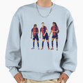 Drawing Bar Salma Paralluelo Jana Sweatshirt - Aesthetic Graphic Unisex - T-Shirt, Sweatshirt, Hoodie