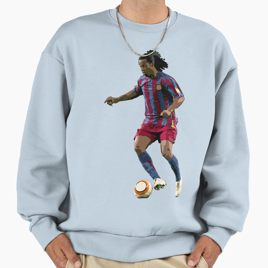 Ronaldinho Sweatshirt - Trendy Graphic for Adults - T-Shirt, Sweatshirt, Hoodie