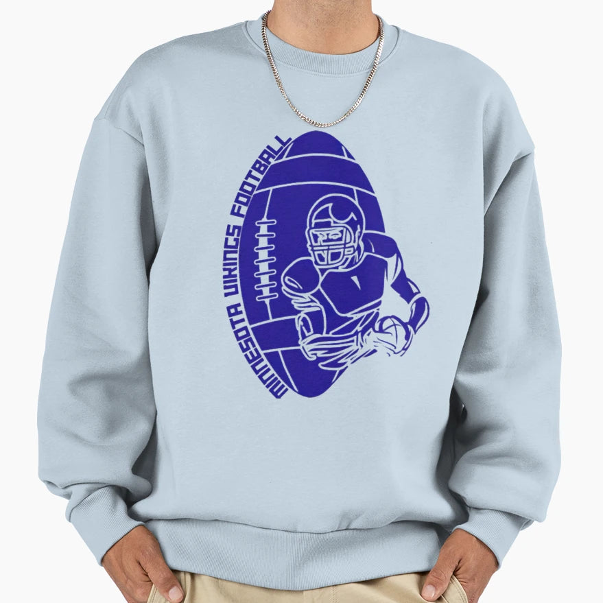 Minnesota Vikings Football Sweatshirt - Casual Everyday Wear for Adults - T-Shirt, Sweatshirt, Hoodie