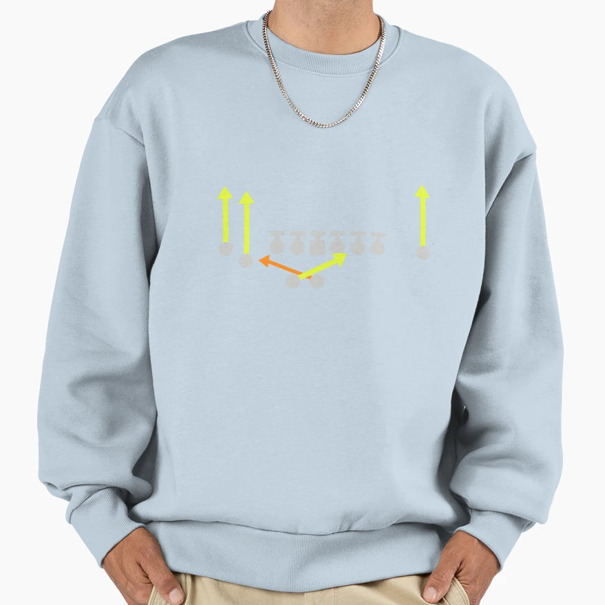Ncaa Football Read Option Sweatshirt - Minimalist Print for Adults - T-Shirt, Sweatshirt, Hoodie