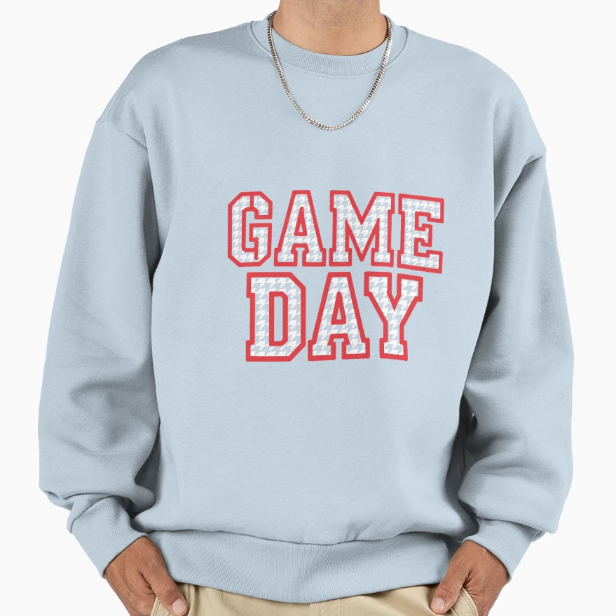Game Day Football Sweatshirt - Graphic Print Men Women - T-Shirt, Sweatshirt, Hoodie