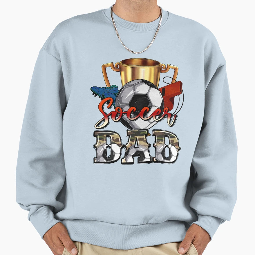 Soccer Dad Western Sport Lover Sweatshirt - Aesthetic Graphic for Adults - T-Shirt, Sweatshirt, Hoodie