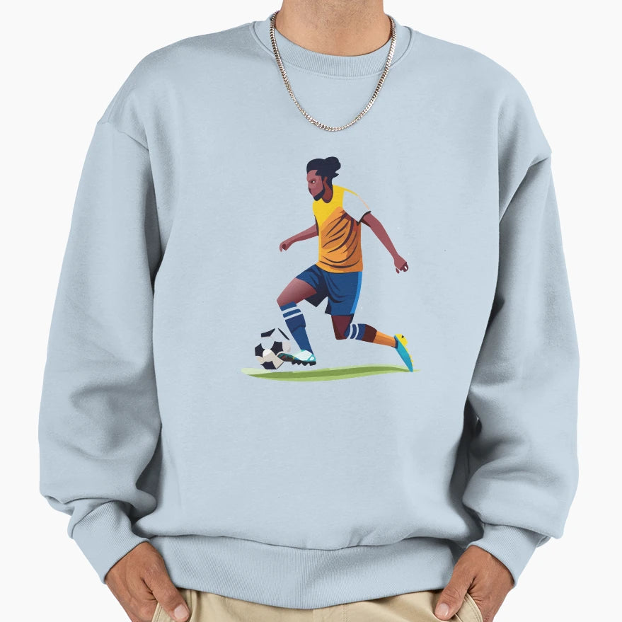Soccer Soccer Player Soccer Player Sweatshirt - Trendy Graphic Unisex - T-Shirt, Sweatshirt, Hoodie